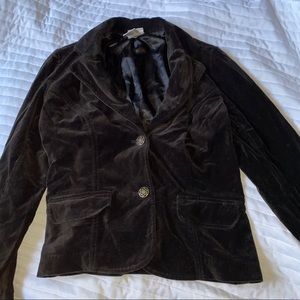 black velvet blazer